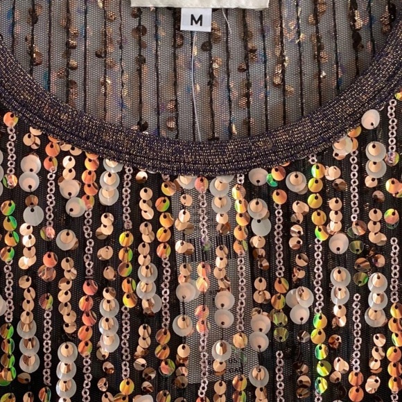 Anthropologie Corey Lynn Calter Sequined Swing Dress - Picture 5 of 10